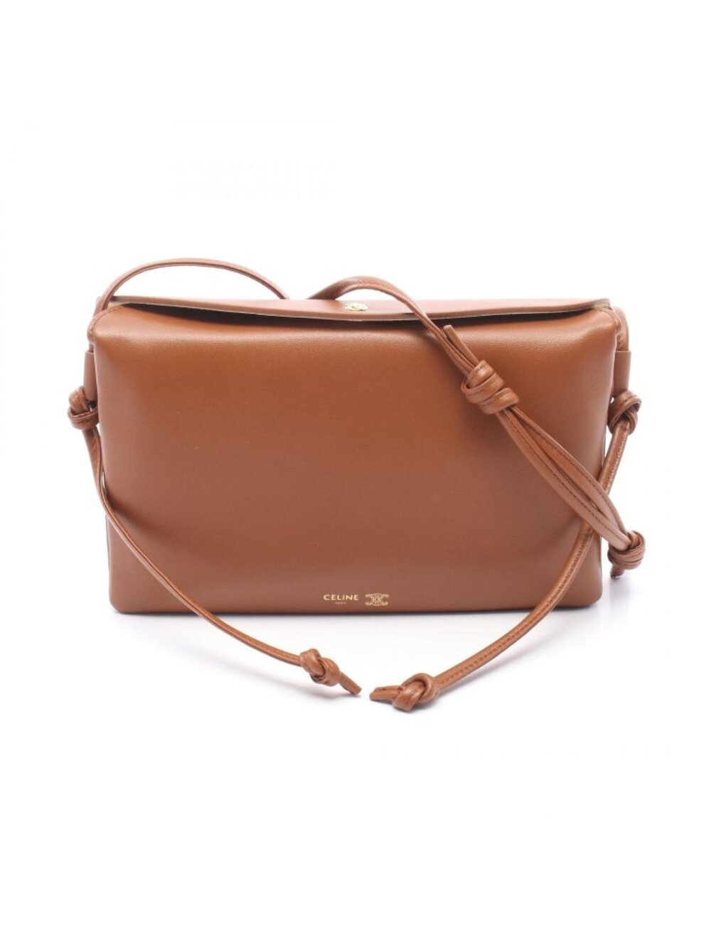 Celine Shoulder Bag Trio Flap Leather